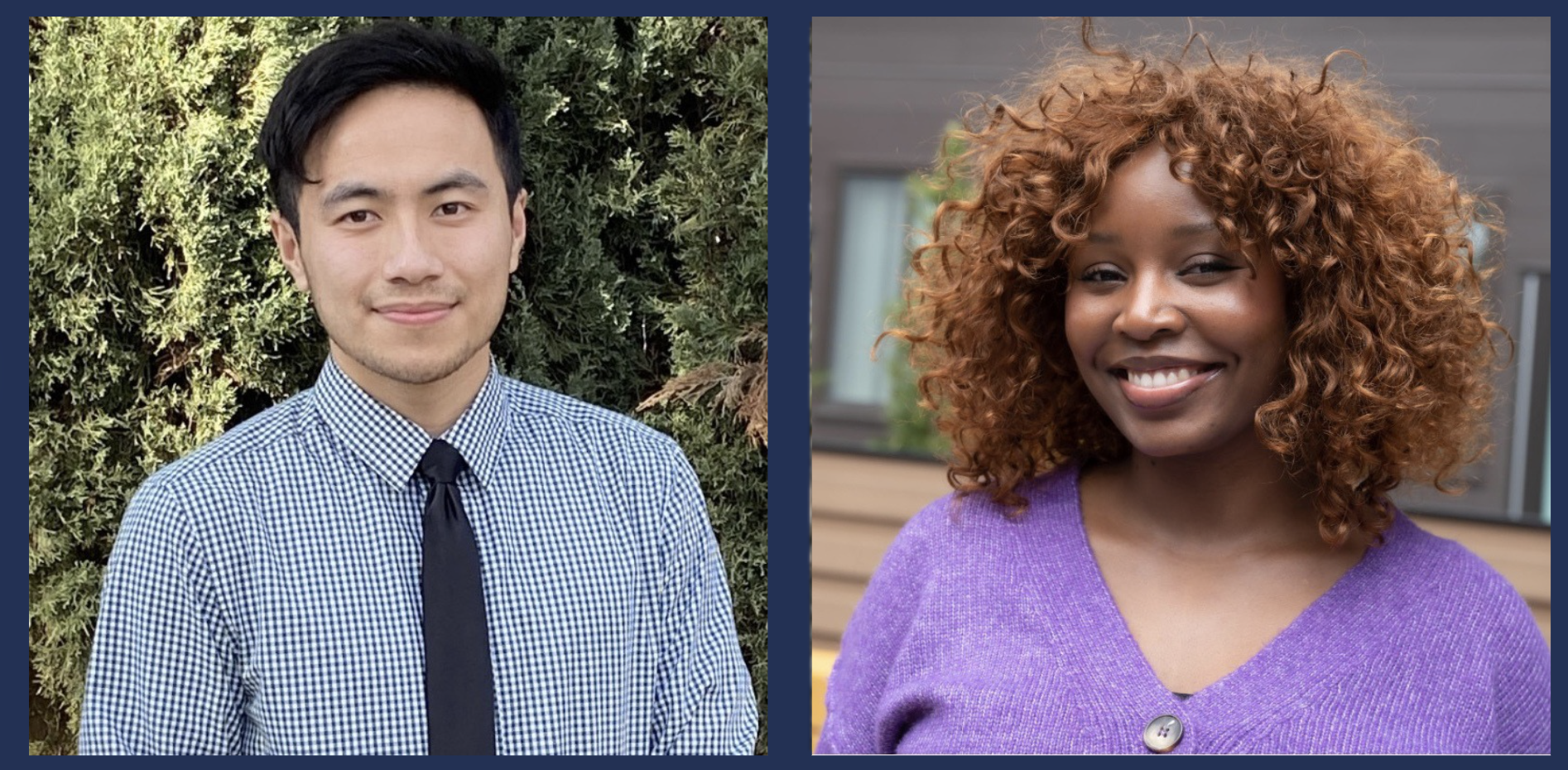 graphic of tomy and lydia headshots