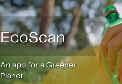 Branded photo of the "EcoScan" project
