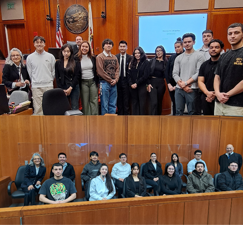 JS103 Courts and Society visit Santa Clara County Superior Court