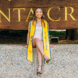 Clarissa Guevarra Photo of justice studies graduate student Clarissa Guevarra