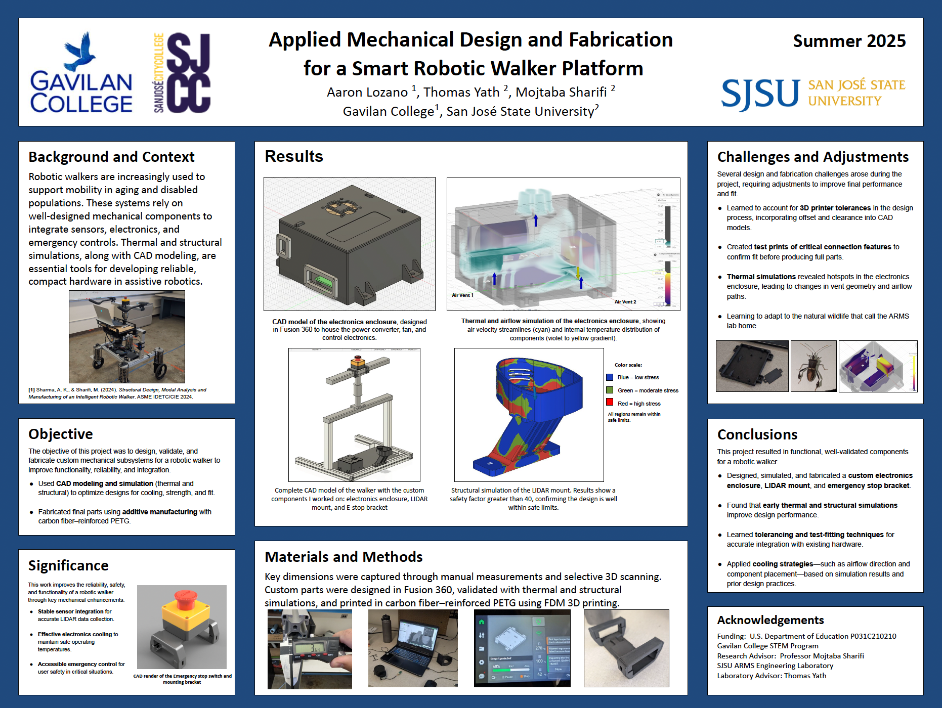 Poster of Mojtaba Sharifi's students.