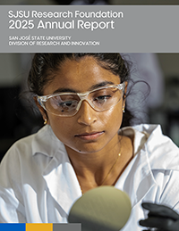 2025 SJSU Research Foundation Annual Report Cover