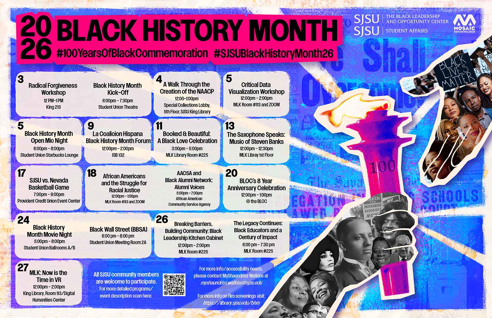 2026 Black History Month Calendar